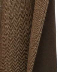 Chevron Wool Curtains With Grommets