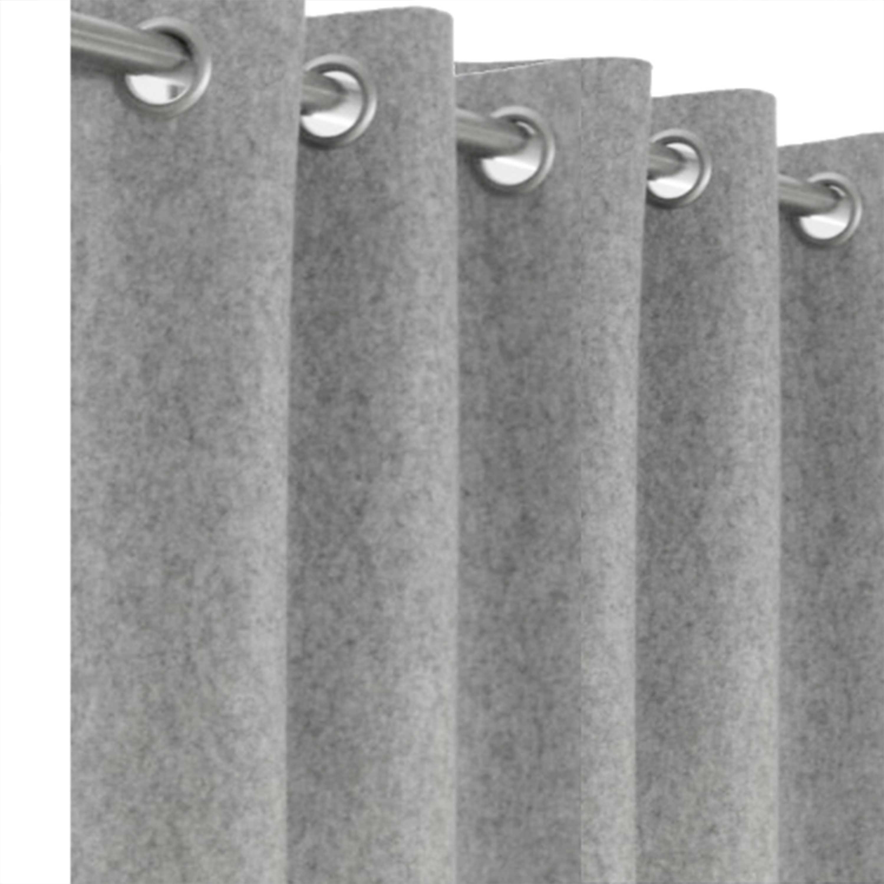 Custom Wool Curtains With Grommets For Door And Window