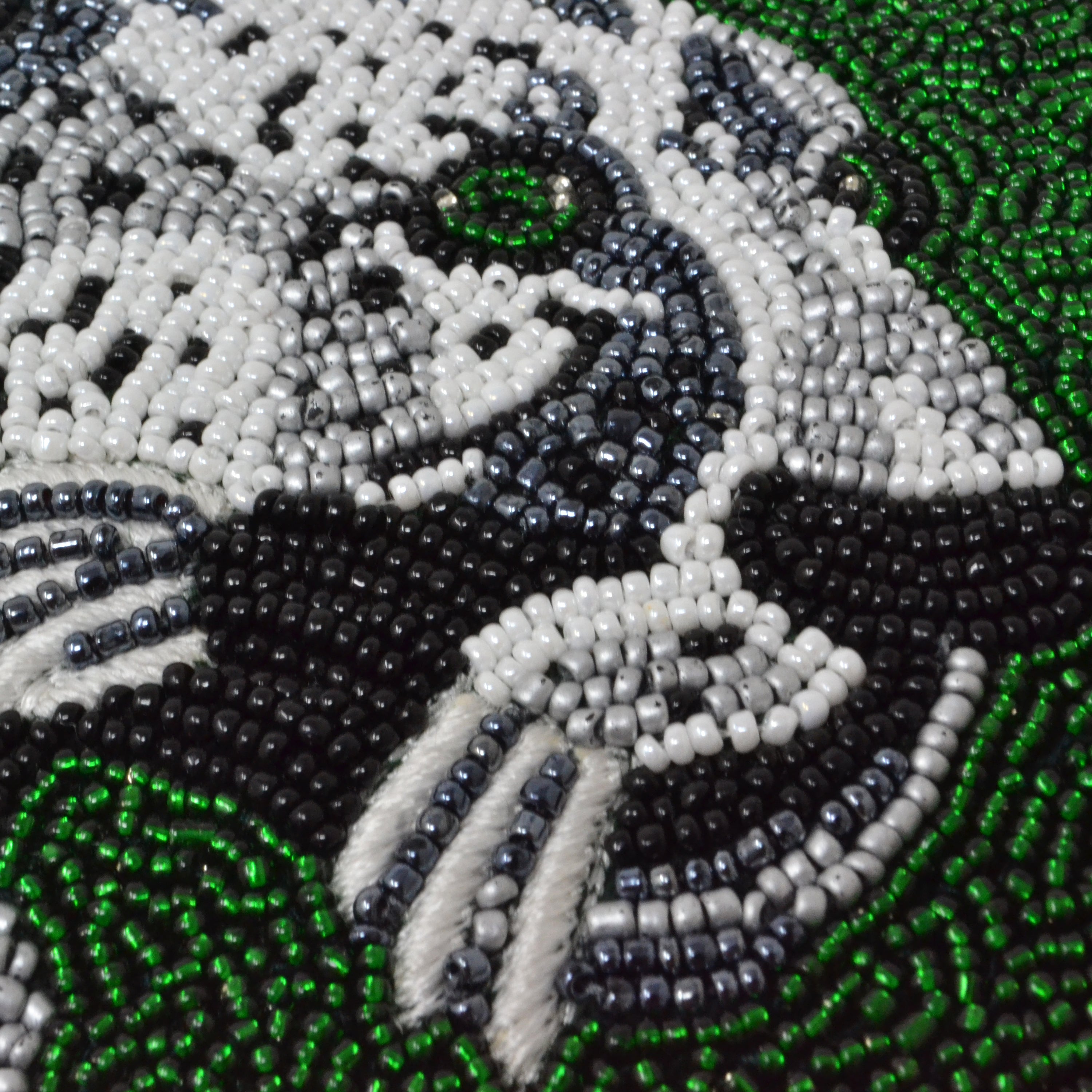 Leopard Beaded Purse