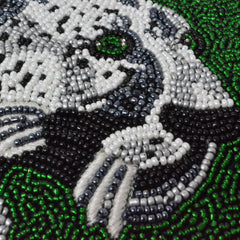 Leopard Beaded Purse