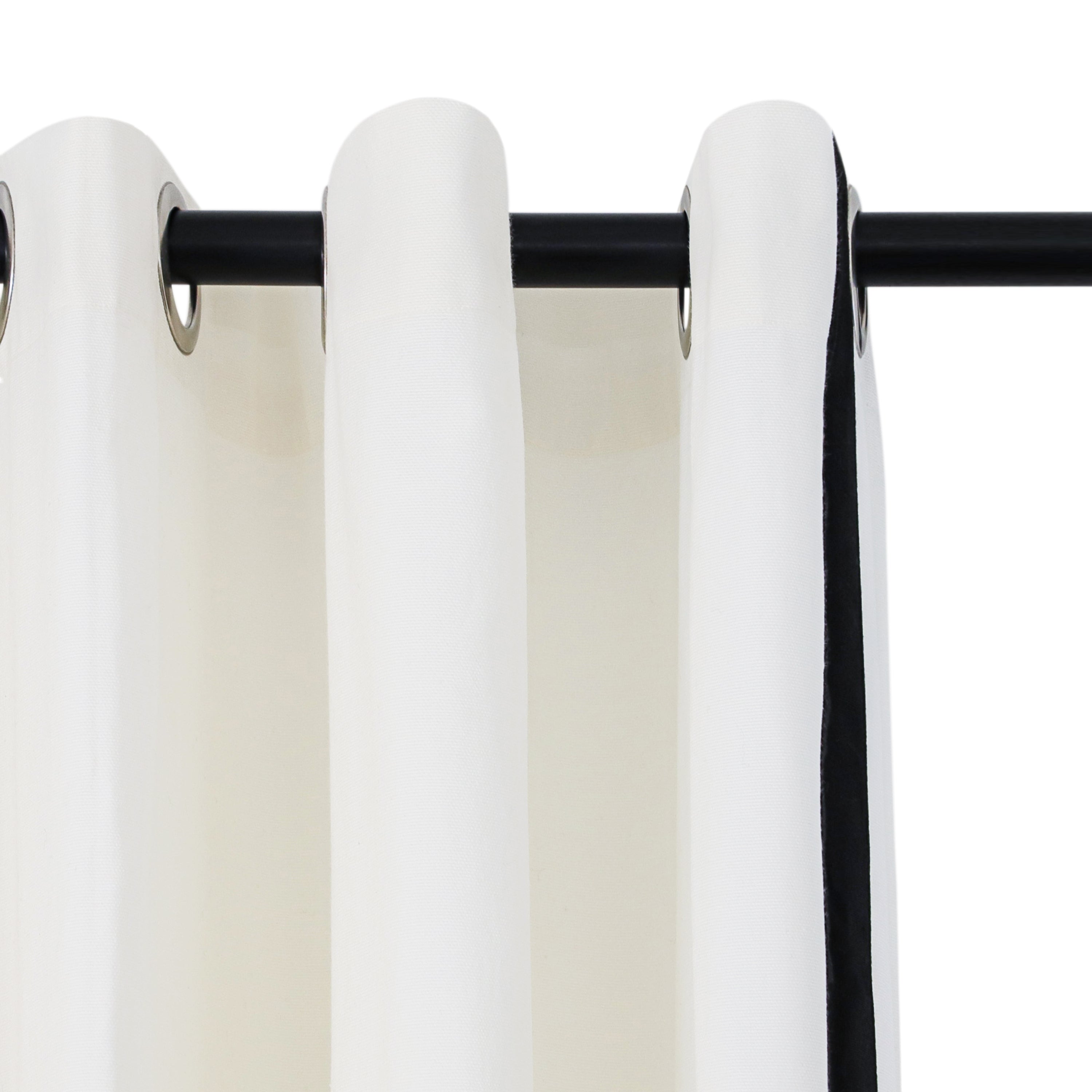 Bespoke Shower Curtain With Cotton Trim And Grommets