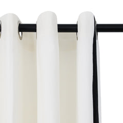Bespoke Shower Curtain With Cotton Trim And Grommets