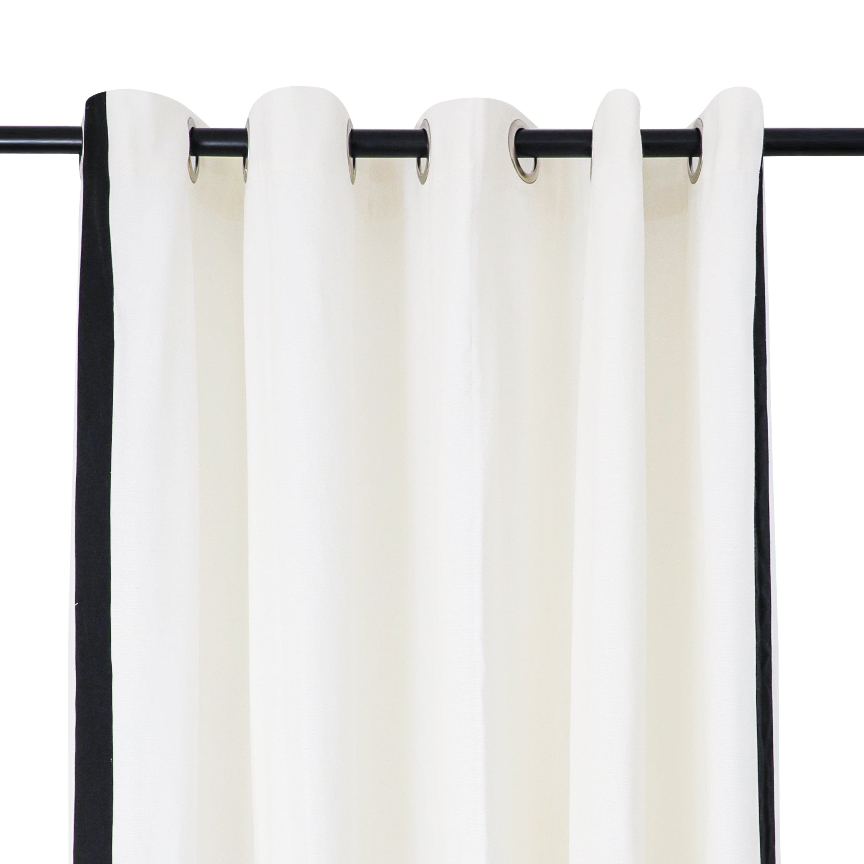 Bespoke Shower Curtain With Cotton Trim And Grommets