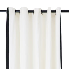 Bespoke Shower Curtain With Cotton Trim And Grommets
