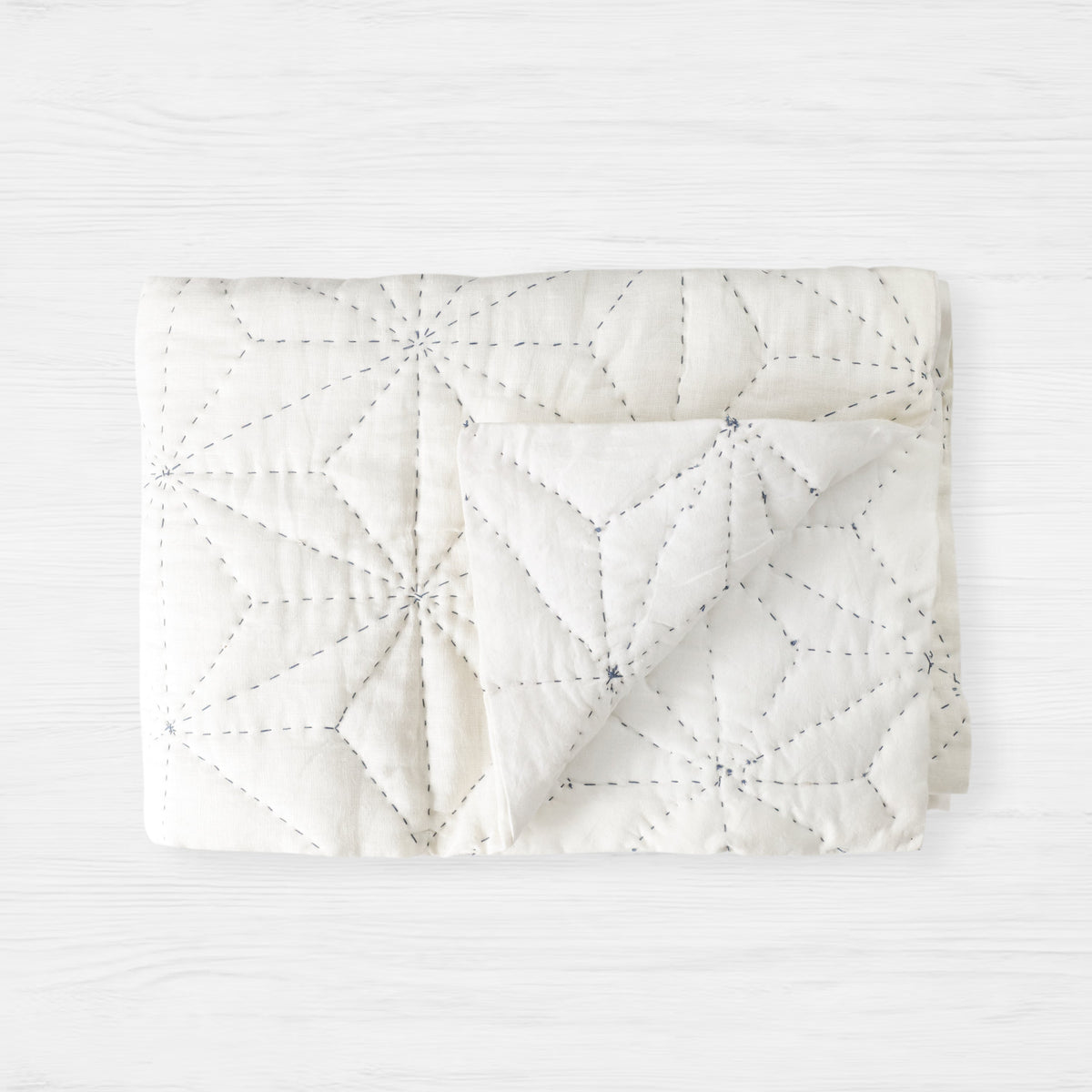 Custom Made Star Quilt All Year Round Cotton Kids Quilt -  Coverlet