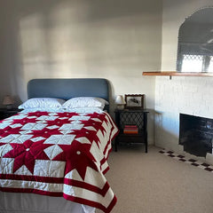 Feathered Star Cotton Quilt