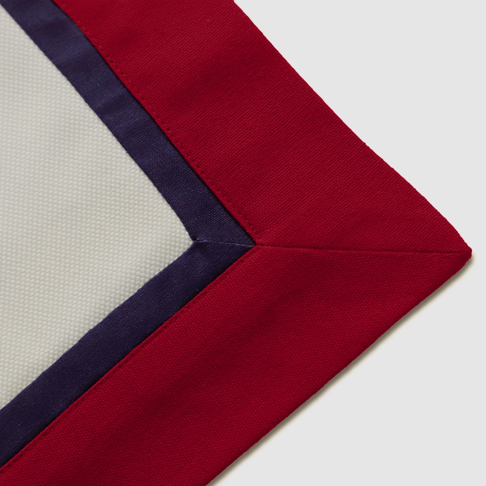 Ivory Table Runner With Custom Border | Elegant Table Decor