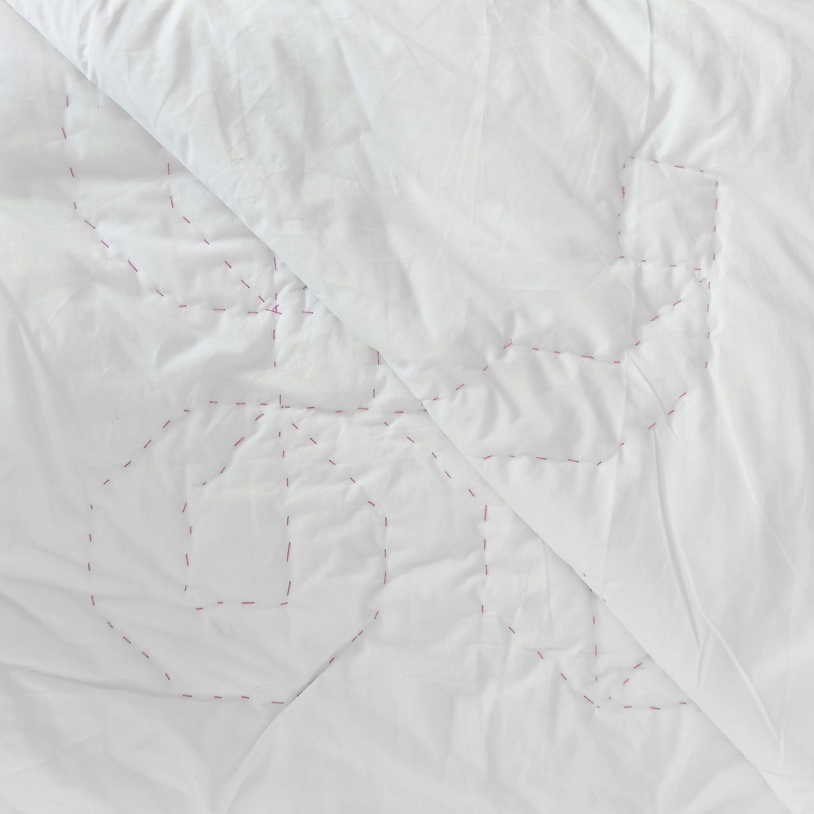 Handmade Blue Bow Patchwork Quilt - Coquette & Cottagecore Cotton Bedding | Dorm Room, Teen & Nursery Décor