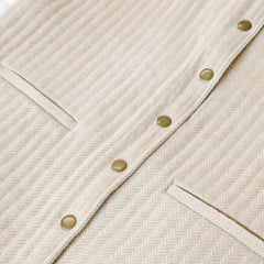 Bespoke Herringbone Tweed Women's Vest