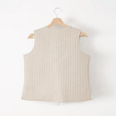 Bespoke Herringbone Tweed Women's Vest