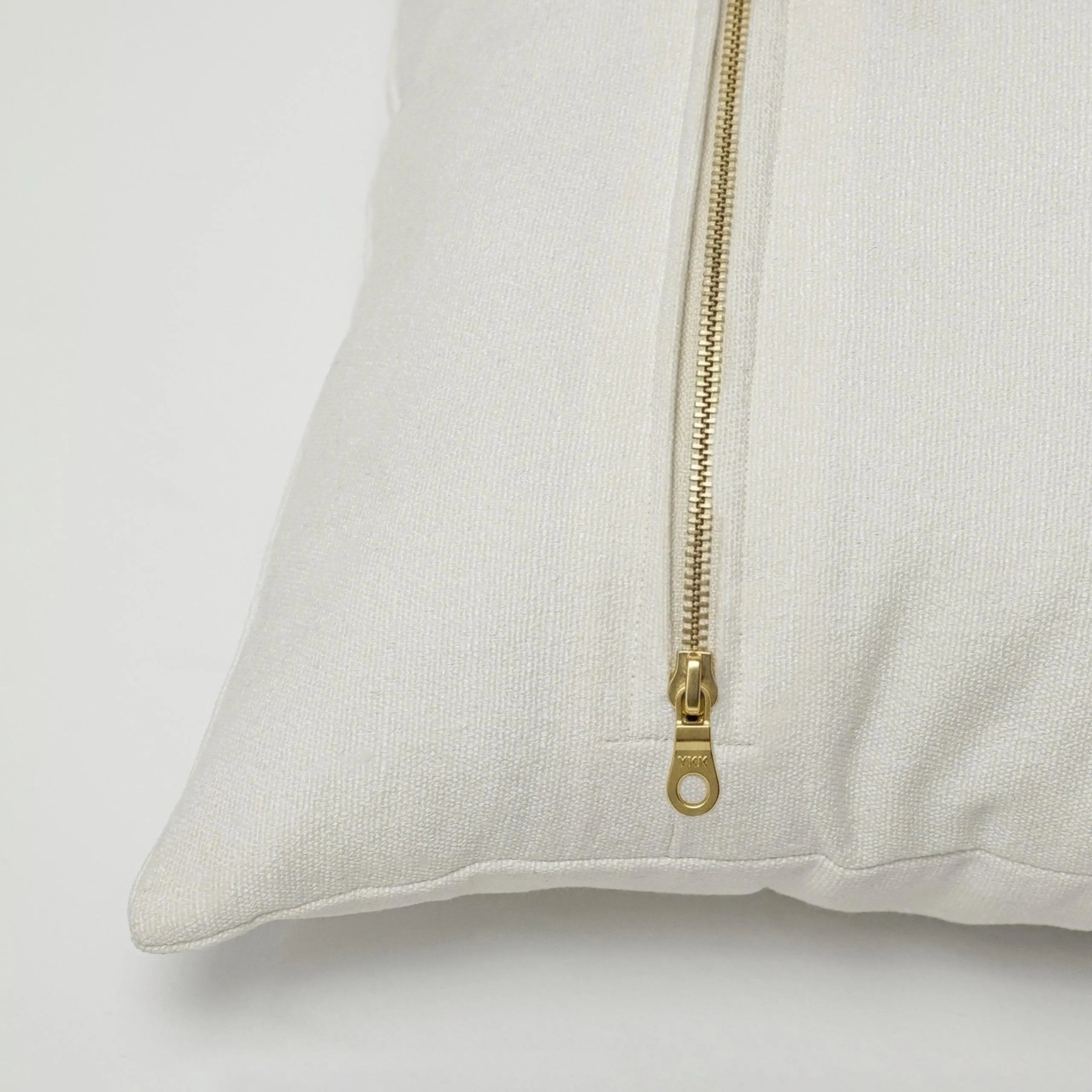 Embroidered Block Print Cotton Pillow Cover | Boho Farmhouse Decor