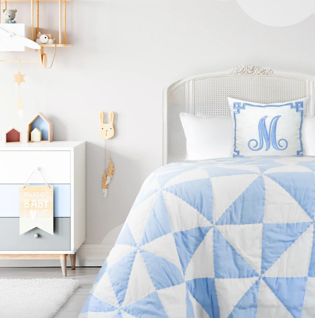 Handmade Pinwheel Patchwork Cotton Quilt