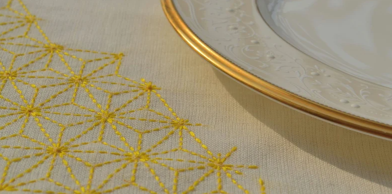 Embroidered Linen Placemats – Wedding And Home Gift Idea