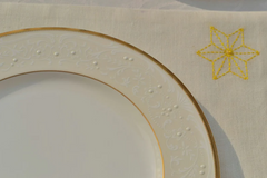 Embroidered Linen Placemats – Wedding And Home Gift Idea
